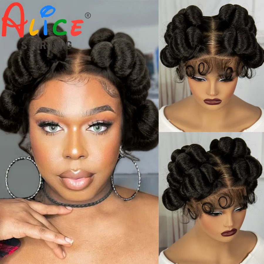 Alice Spring Bantu Synthetische Geflochtene Perücke, Unisex - Bild 7