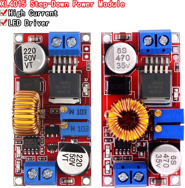 Si Tai&SH XL4015 5A DC-DC Step Down Modul CC-CV Lithium-Batterie Lademodul und LED Power Converter - Bild 1