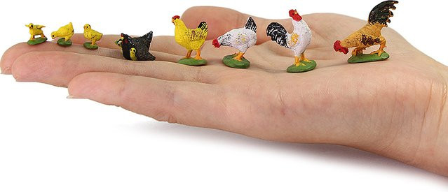 Evemodel Chick Grouse Henne, 16-teiliges Set, Maßstab 1:43, bemaltes Modell - Bild 1