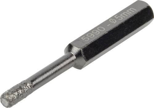 Wolfcraft Diamant-Bohrer für Mauerwerk in Silber, Durchmesser: 5 mm - Bild 1