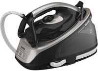 Tefal Dampfbügelstation Express Easy SV6140 in Schwarz-Silber mit Non-Stick-Bügelplatte - Bild 1