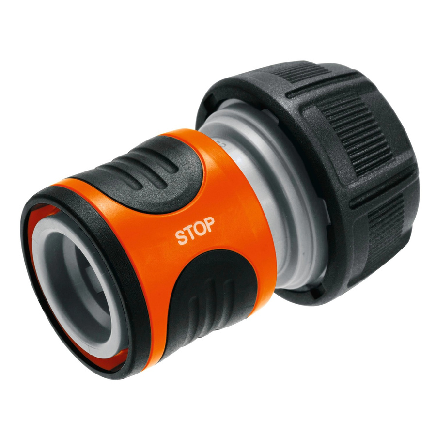 Gardena Steckkupplung mit Wasserstop und Power Grip aus Kunststoff, 19mm (3/4 Zoll) Ø - Bild 2