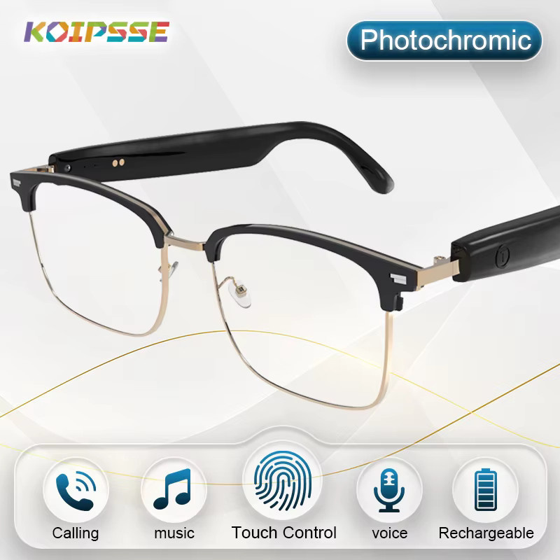 KOIPSSE Smart-Brille in Schwarz mit integrierten Lautsprechern und Dual-Touch-Funktion für Outdoor-Sport und Musikgenuss - Bild 5