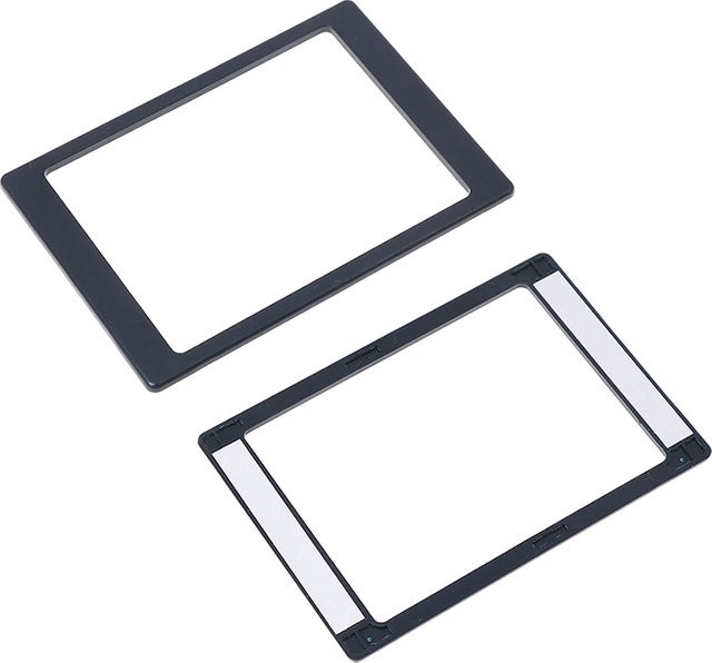 HUXUAN Adapter-Abstandshalter für 2,5 Zoll SSD und SATA-Festplatten in Schwarz, 7 mm bis 9,5 mm - Bild 1