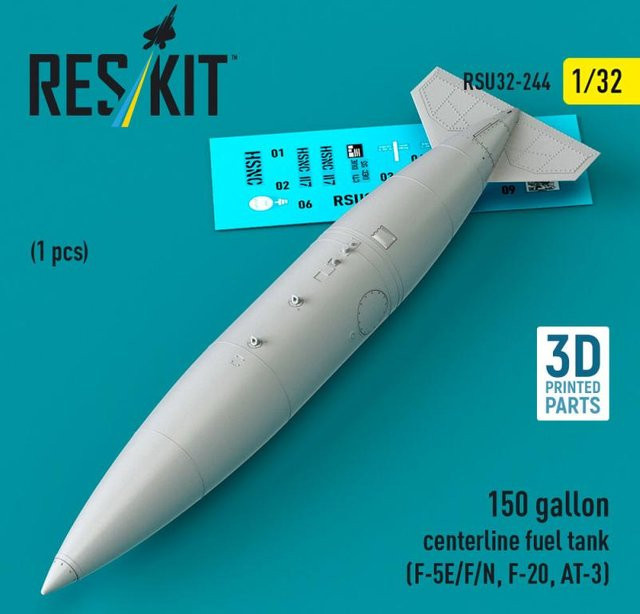 ResKit Models 150 gallon centerline fuel tank, 1-teiliges Set - Bild 1