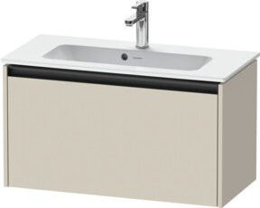 Duravit Waschtischunterschrank Ketho.2 Compact, Farbe: Tau matt, 1 Auszug, wandhängend, B/T: 81 x 39 cm - Bild 1