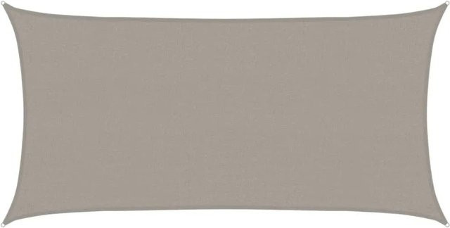 vidaXL Sonnensegel Rechteckig Hellgrau aus HDPE mit 160 g/m² - Bild 1