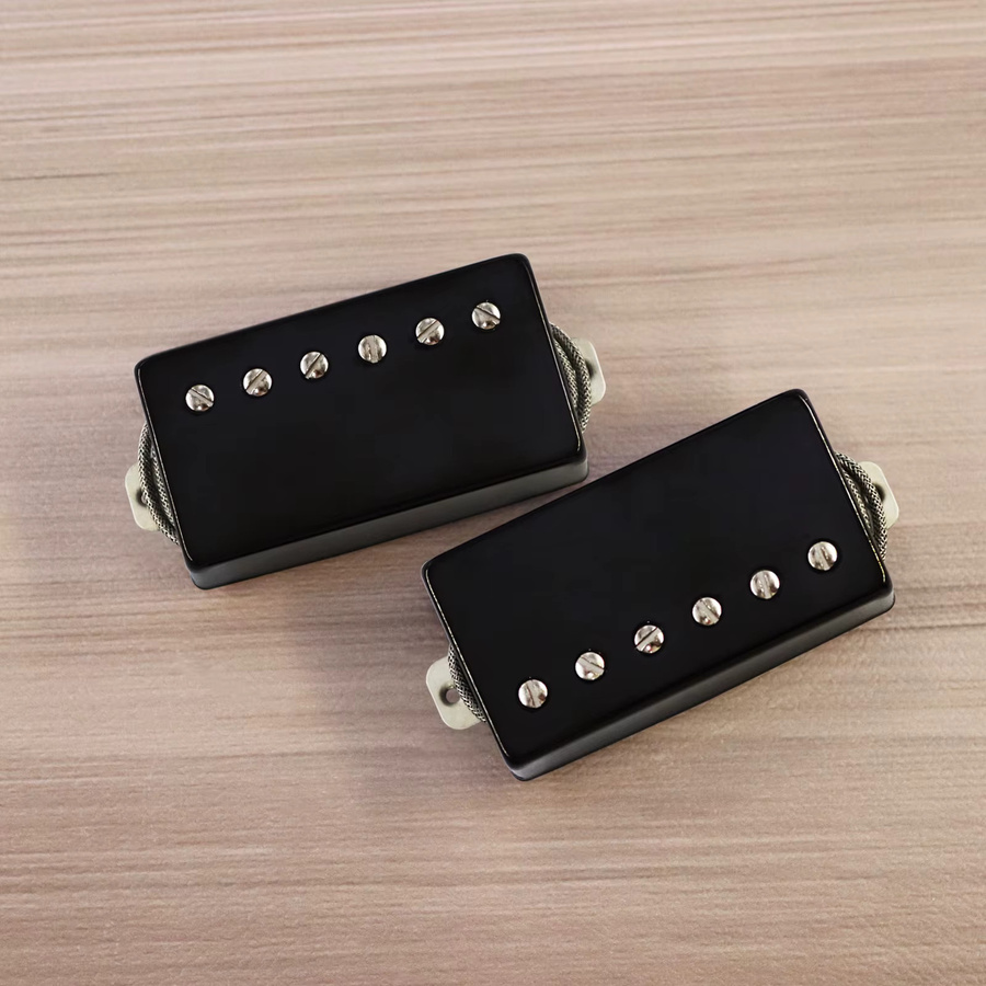 Phrilam LP Vintage Alnico 2 Humbucker Tonabnehmer-Set für E-Gitarren im LP-Stil, Hals und Brücke, 7,6/8,8 kOhm - Bild 4