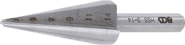 BGS Hochleistungs Blechschälbohrer aus HSS in Silber, Größe 2 bis 20 mm, Artikel 1621 - Bild 1