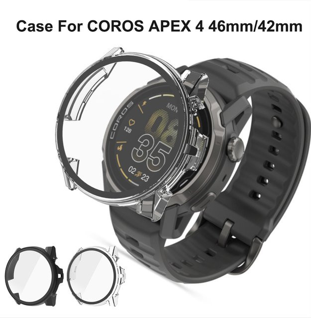 Displayschutzfolie COROS APEX 4, Glas, Schwarz - Bild 1