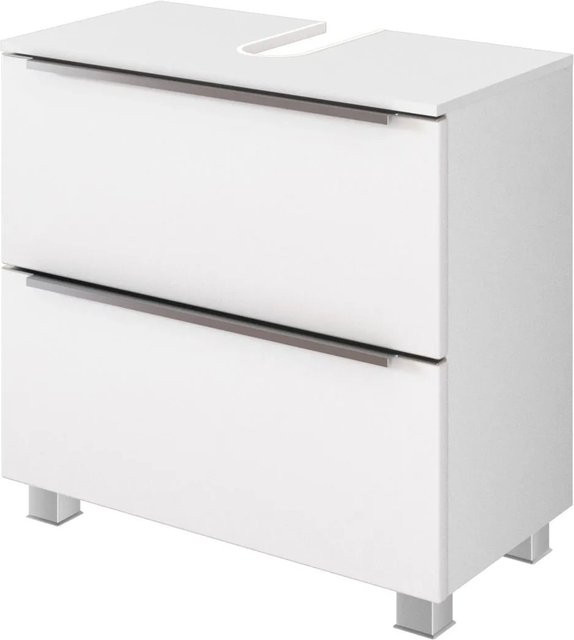 Waschbeckenunterschrank Monza von Held Möbel in Matt Weiß, Breite: 60 cm, Höhe: 54 cm, Tiefe: 35 cm - Bild 1