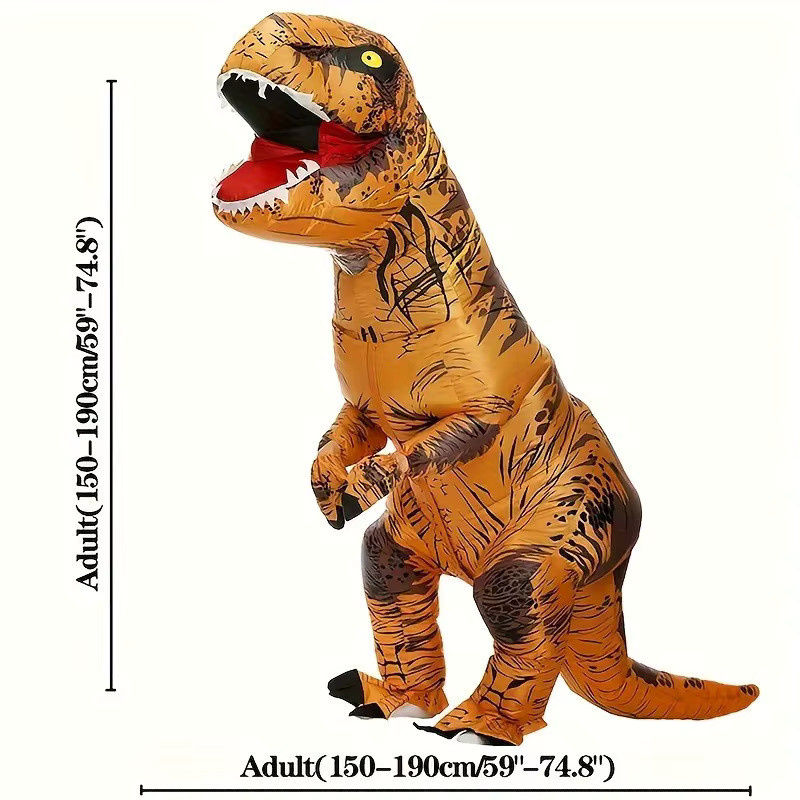 Hangchen Family Dinosaurier-Kostüm, Rollenspiel, Halloween-Outfit - Bild 2