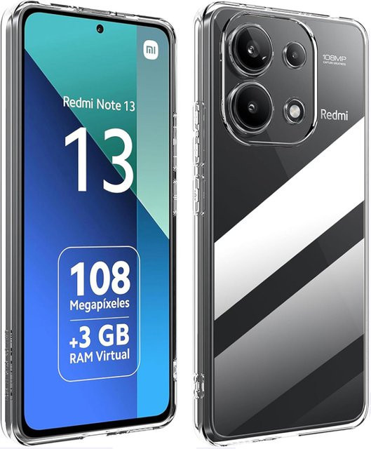 Stoßfeste Silikon Schutzhülle für Xiaomi Redmi Note Serie in Transparent - Bild 1