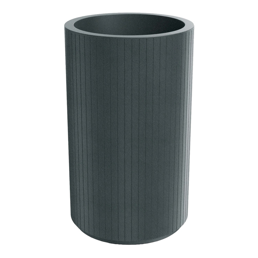 Prosperplast Blumentopf Coro Hoch in Graphit, Höhe: 80 cm, Durchmesser: 48 cm - Bild 2