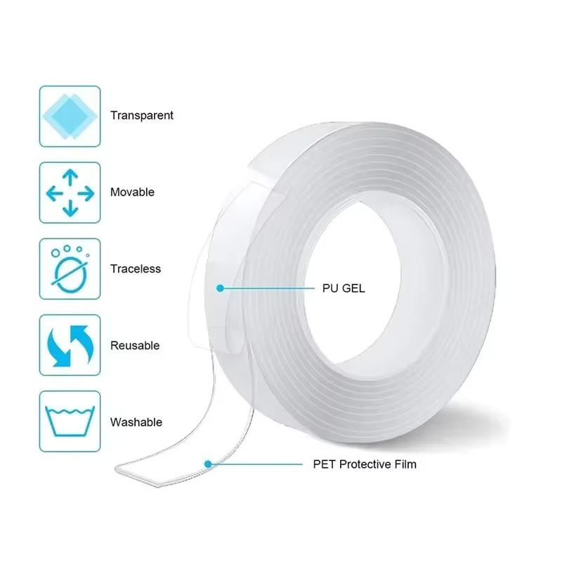 Monster doppelseitiges Klebeband transparent wasserfest und ultrastark - Bild 2