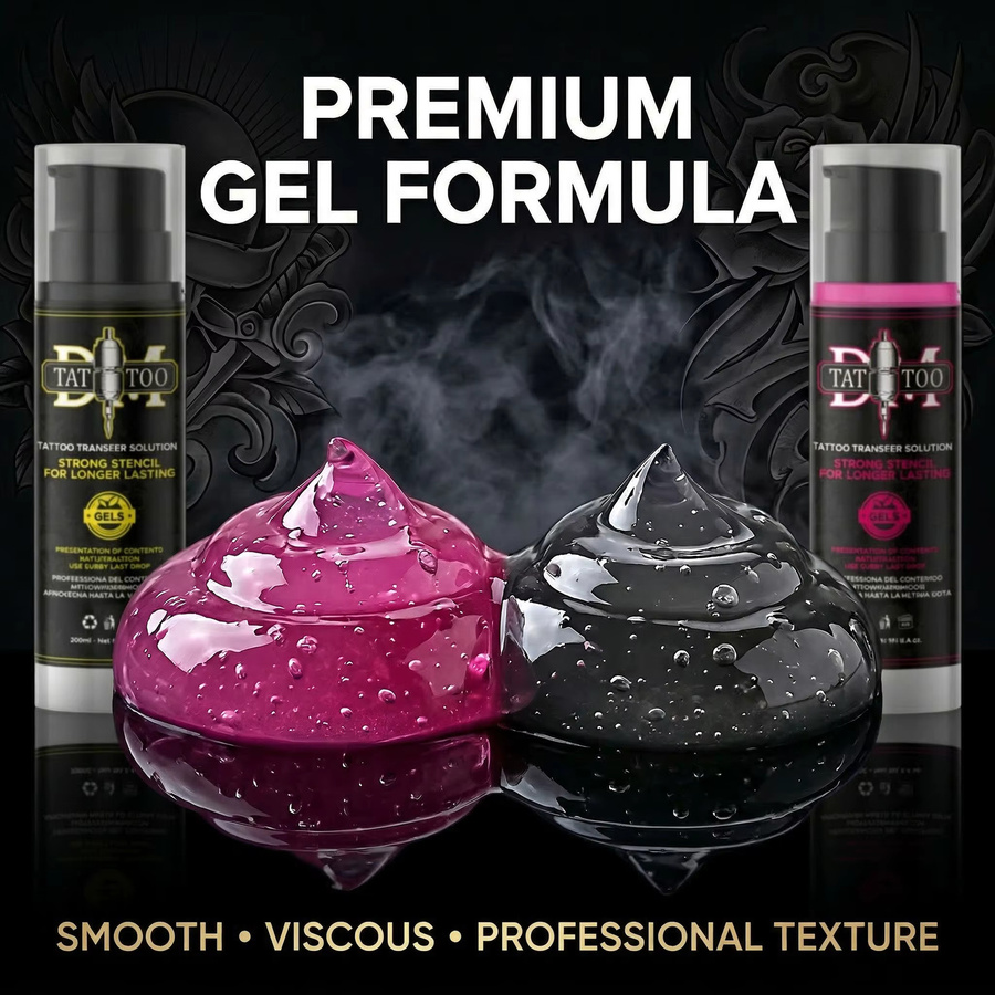 DMTATTOO Tattoo-Schablonen-Transfergel, 100 ml/250 ml - Bild 3