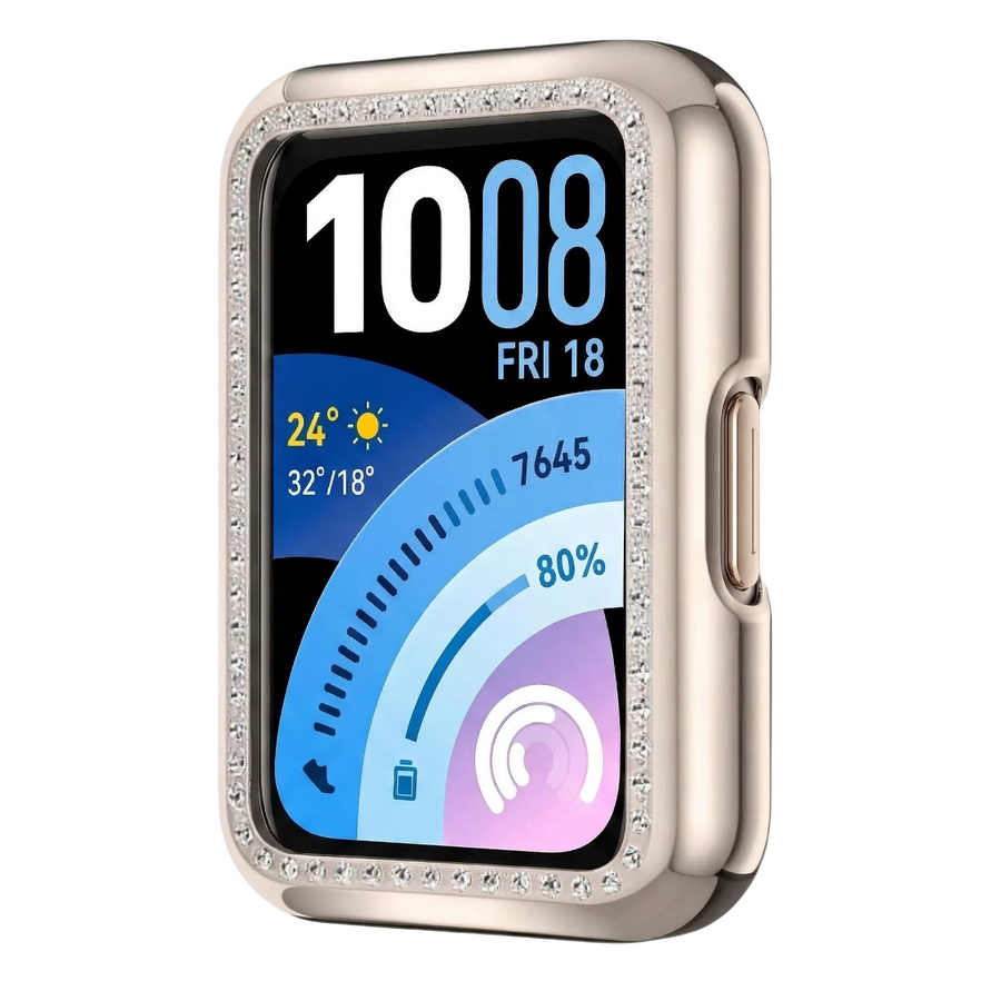 LCAPLE Schutzhülle für Huawei Band 11, PC, Silber, Diamant, Kristall - Bild 2