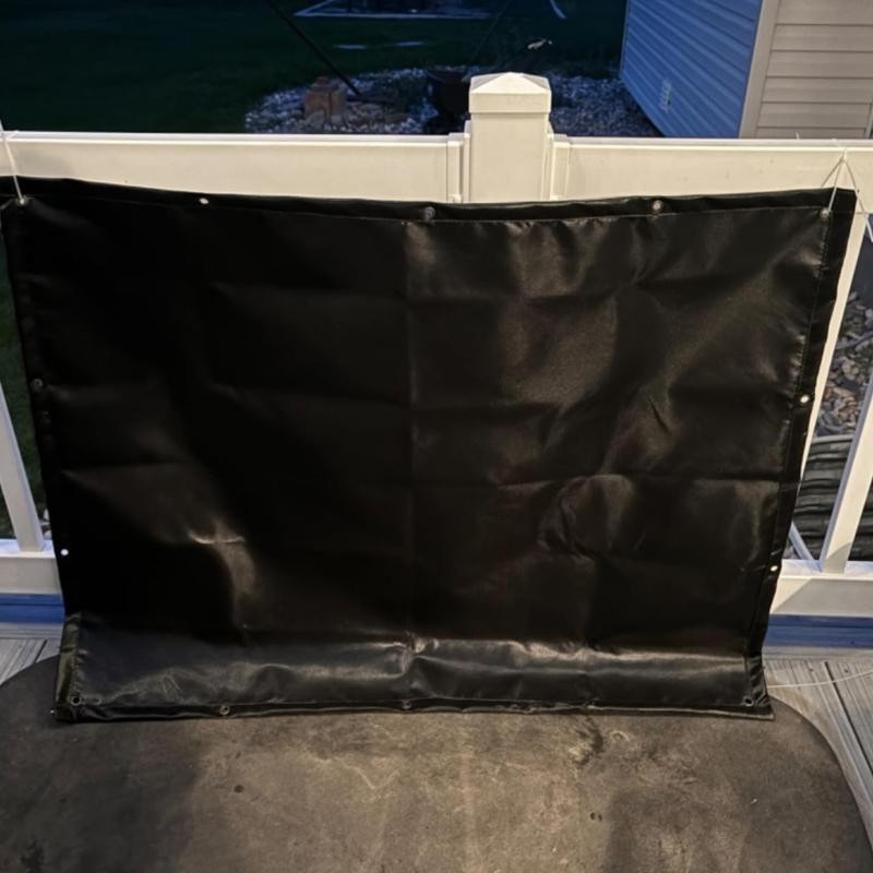 Deamos Feuerfeste Hitzeschilde aus Glasfaser und Silikon für Grill und Terrasse, Breite: 91,5 cm, Höhe: 183 cm - Bild 6