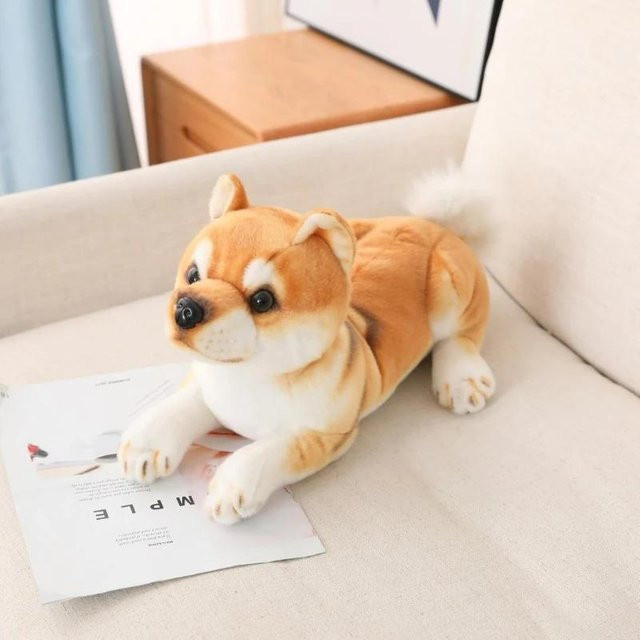 Bai Fen Bai Toys Shiba Inu Hund Stofftier Plüsch Spielzeug ab 14 Jahren - Bild 1