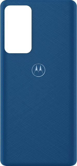 Motorola Edge 20 Pro Akkudeckel in Blau (Blue Vegan Leather) Service Pack 5S58C19373 - Bild 1