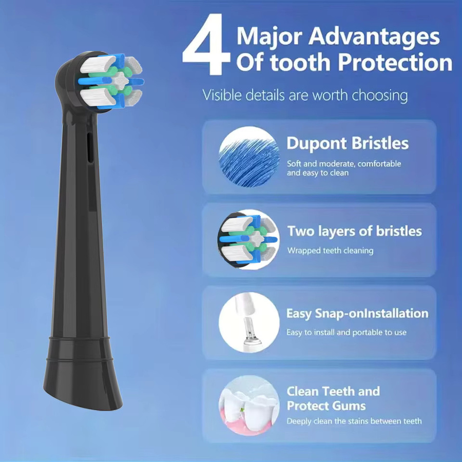 SOOENJOY Ersatz-Zahnbürstenköpfe kompatibel mit Oral B iO, Unisex - Bild 2