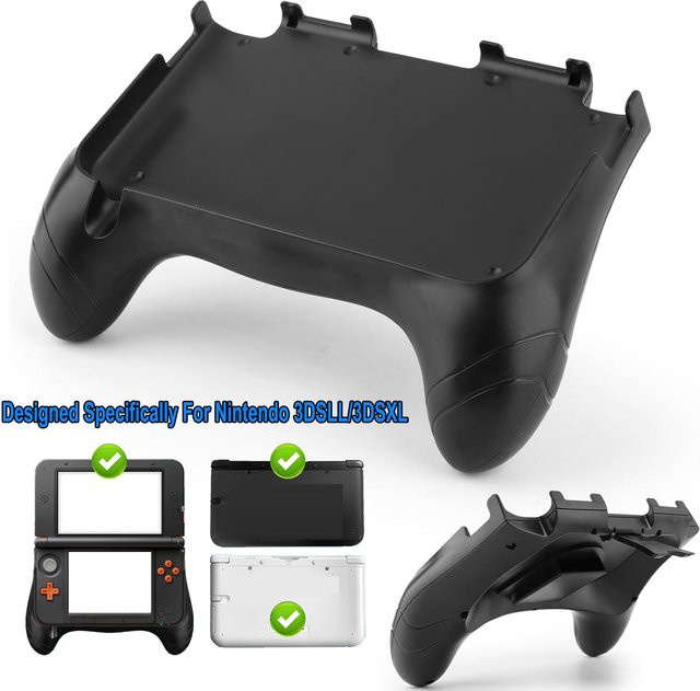 Handgriff-Schutzhülle für Nintendo New 3DS XL LL in Schwarz - Bild 1