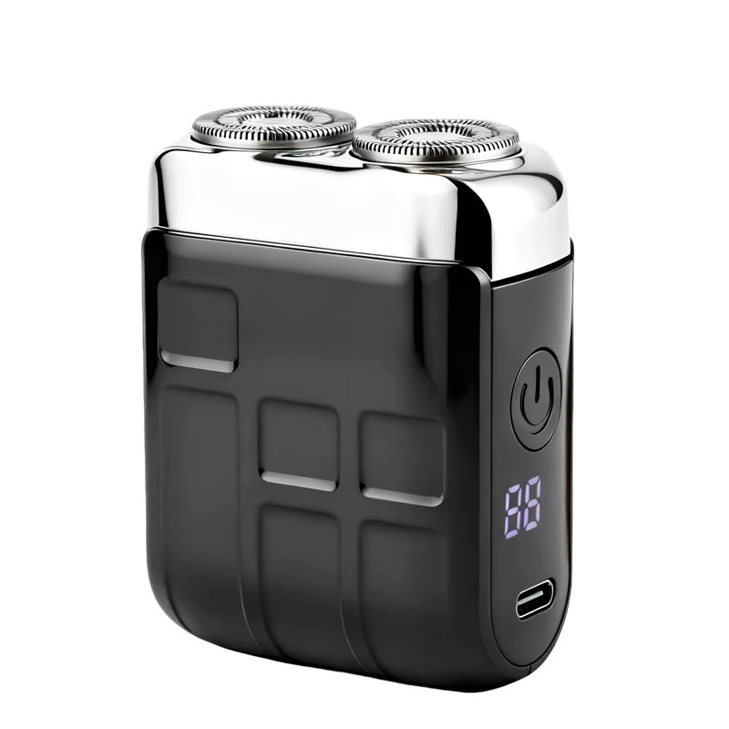 cooskr Mini-Elektrorasierer für Herren, Dual-Blade, USB wiederaufladbar - Bild 6