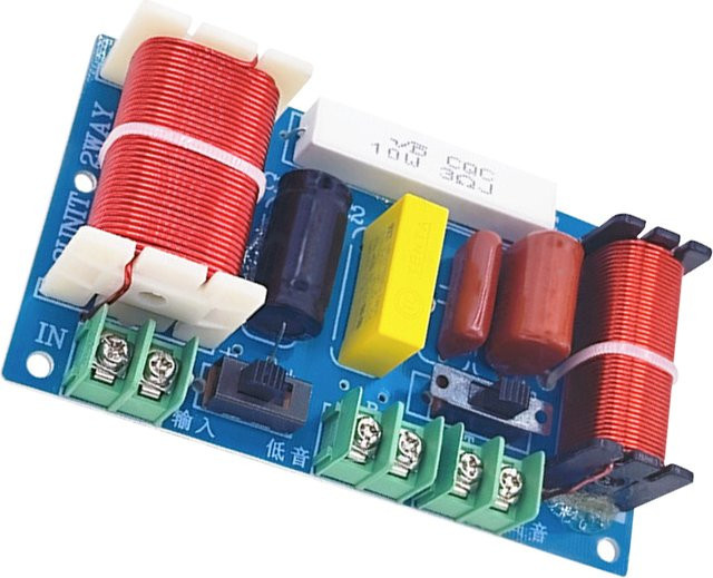 APWIKOGER 2-Wege Frequenzteiler 250W 2500-3000Hz DIY Lautsprecher Filter Schaltung für Heimkino HiFi Stereo Audio in Multicolour - Bild 1