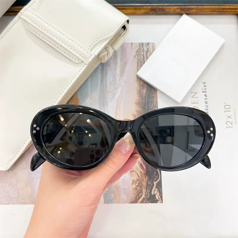 Reboto Sonnenbrille, oval, Vollrand, Kunststoff, schwarz, Damen - Bild 6
