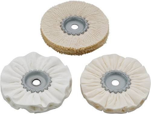 Rhodius TOPline Polierringset POLSET für Edelstahl, Stahl und NE-Metalle, Durchmesser: 100 mm, Breite: 20 mm - Bild 1