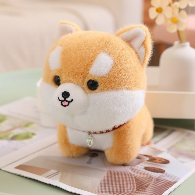 Kidsly Shiba Inu-Hundeplüschtier, Plüschpuppe, 25cm, ab 14 Jahren - Bild 1
