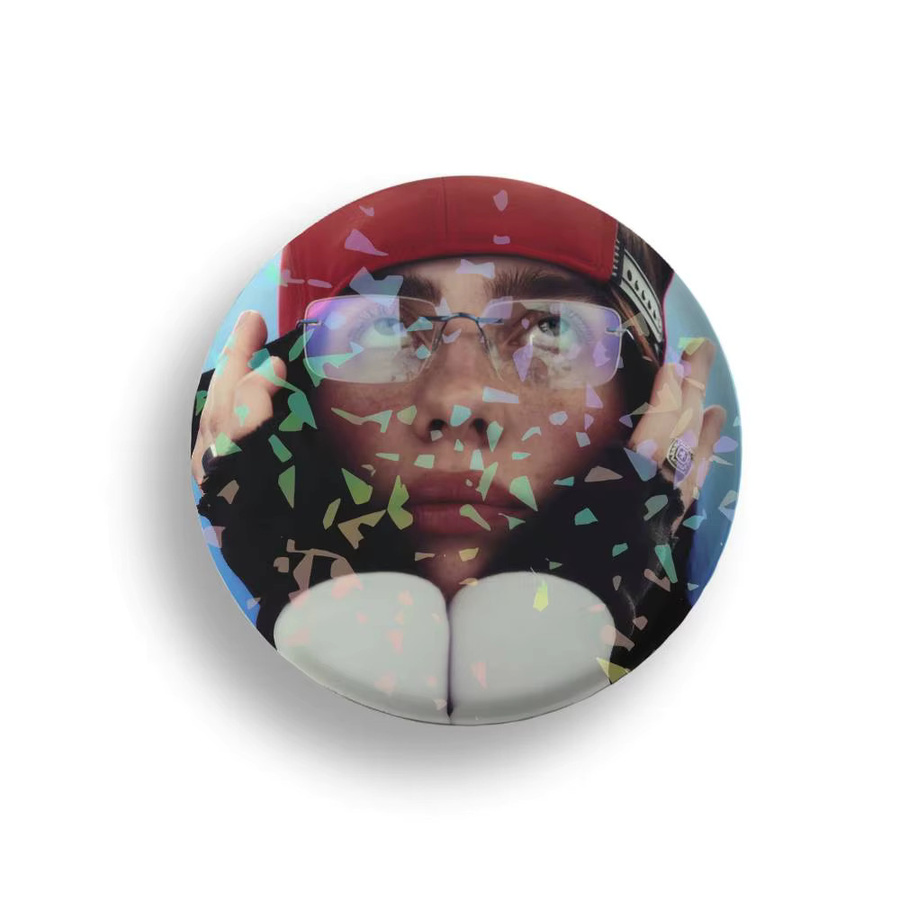 Brosche Billie Eilish Laser Abzeichen, Unisex - Bild 6