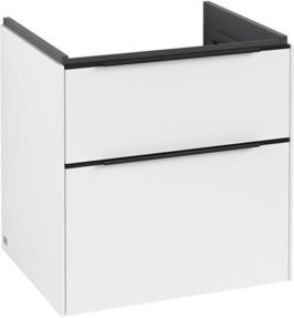 V&B Waschtischunterschrank Subway 3.0 in Weiß, B/T/H: 57,2 x 47,8 x 57,6 cm - Bild 1