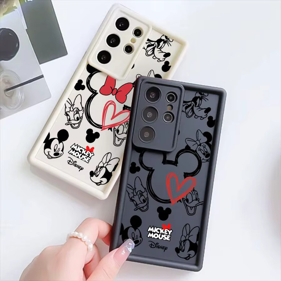 Disney Mickey Minnie Heart Soft Cover Handyhülle für Samsung Galaxy S26 Ultra S25 S24 S23 S22 S21 S20 FE und weitere Modelle - Bild 4