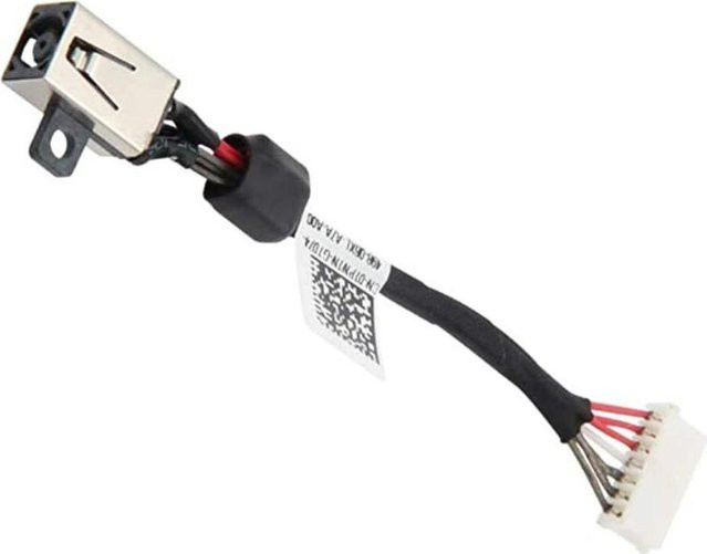 Dell DC Power Input Jack Kabel mit Barrel Plug in Schwarz (64TM0) - Bild 1