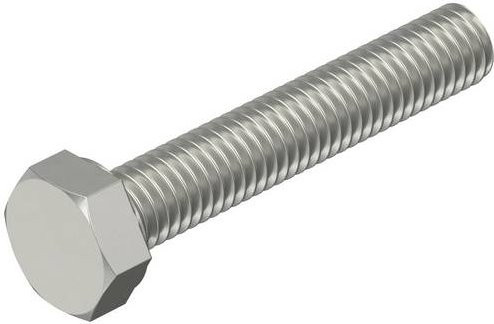 OBO Bettermann Sechskantschraube DIN933 M6x35 aus Edelstahl A2-70, Farbe Silber, 100 Stück - Bild 1