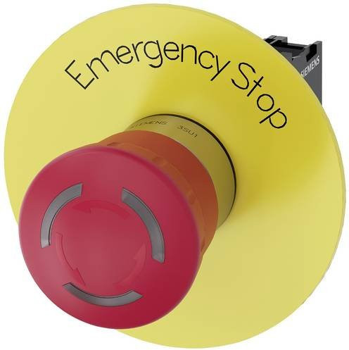 Siemens Not-Halt-Pilzdrucktaster Push Button in Rot aus Metall 3SU1158-1HB20-1PT0 - Bild 1