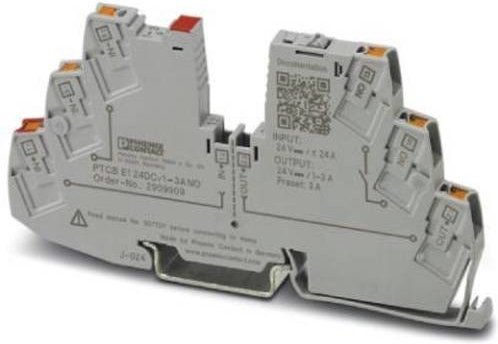 Phoenix Contact PTCB E1 24DC/1-3A NO Schutzschalter 1 Schließer Grau - Bild 1