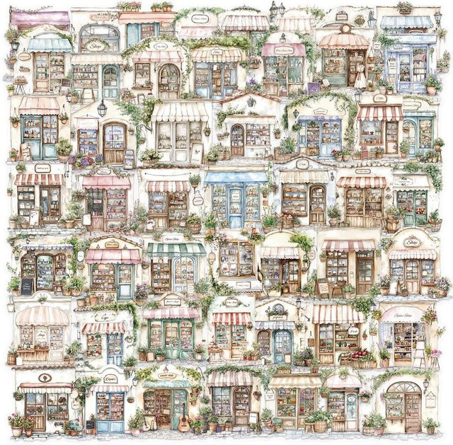 50 Stück transparente Aquarell-Aufkleber aus wasserfestem PET von RecordingYourLife Store in Multicolour zur Dekoration von Tagebüchern und Notizbüchern - Bild 1