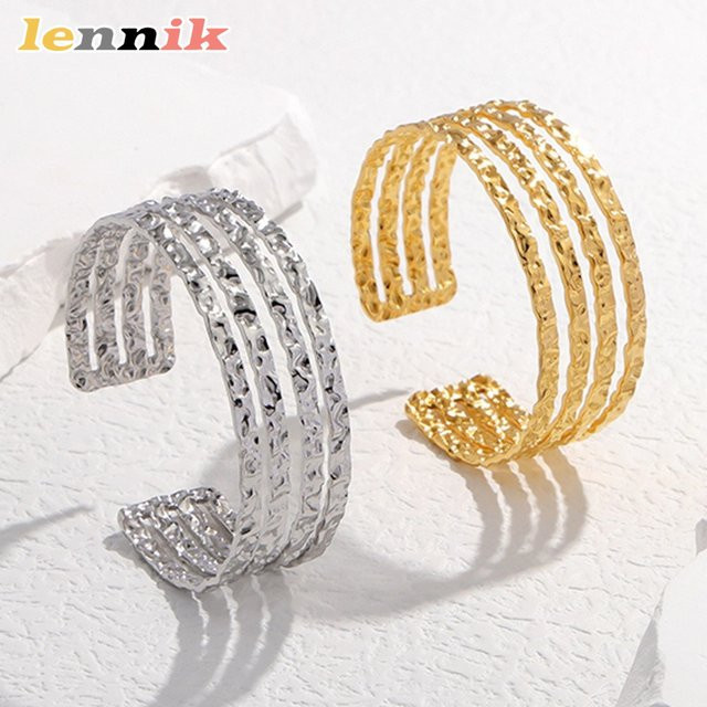 LENNIK Armband, Edelstahl, Silber - Bild 1