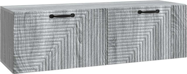 vidaXL Wandmontierter TV-Schrank in Grau Sonoma, B/T/H: 98 x 31 x 30 cm - Bild 1