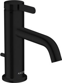 Hansgrohe Axor One Waschtisch-Einhebelmischer in Matt Schwarz mit Pop-up-Abfluss - Bild 1