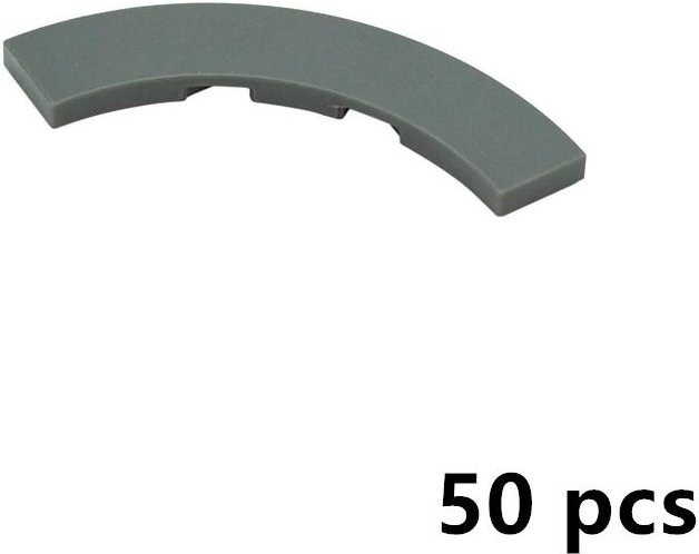 Yiran toy Konstruktionssteine MOC Teile Flache Fliese Dunkelgrau - Bild 1