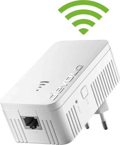 Devolo WiFi 5 Repeater 1200 Dual-Band WLAN Verstärker mit LAN-Anschluss in Weiß - Bild 1