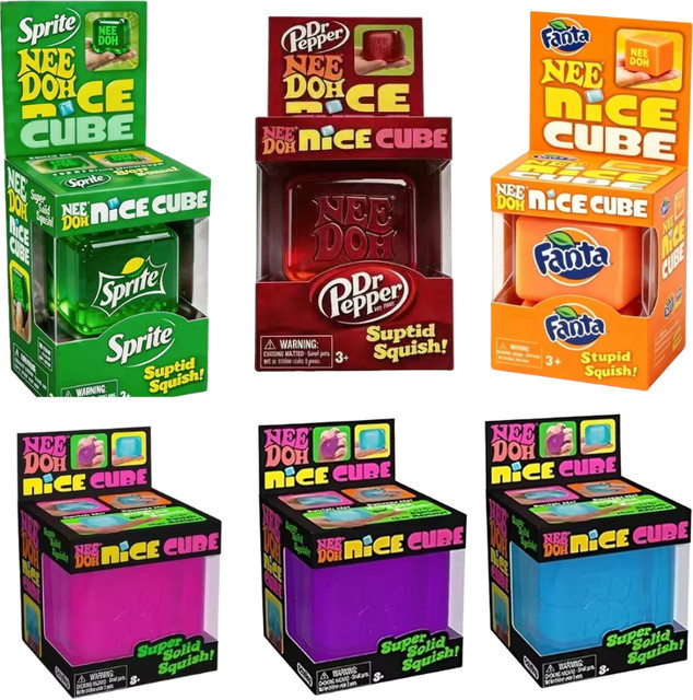 Needoh Nice Cube, Fidget-Spielzeug, Druckentlastungs-Spielzeug - Bild 1