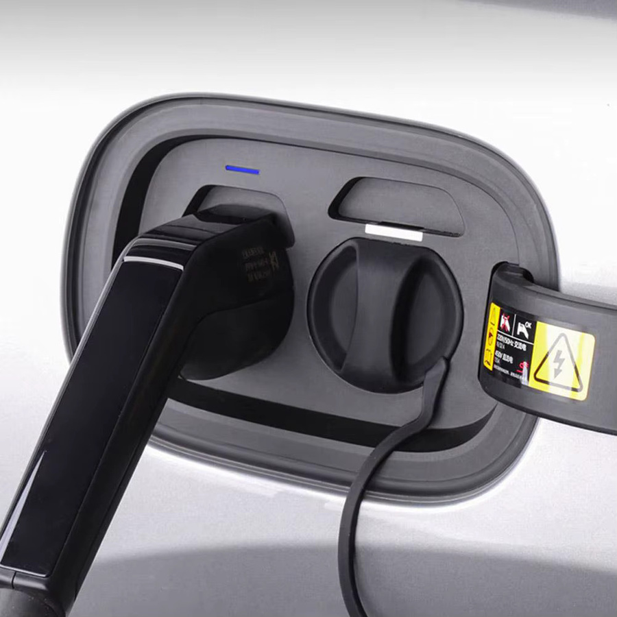 Leading Ideal Ladeschutzabdeckung für LiXiang L7 L8 L9, wasserdichte und staubdichte Gummiabdeckung für das Autoladegerät, Schwarz - Bild 3