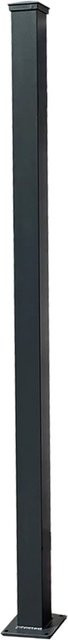 Aluminium-Pfosten für Dekorzäune mit Bodenplatte in Anthrazit, B/T/H: 7,6 x 7,6 x 190 cm - Bild 1
