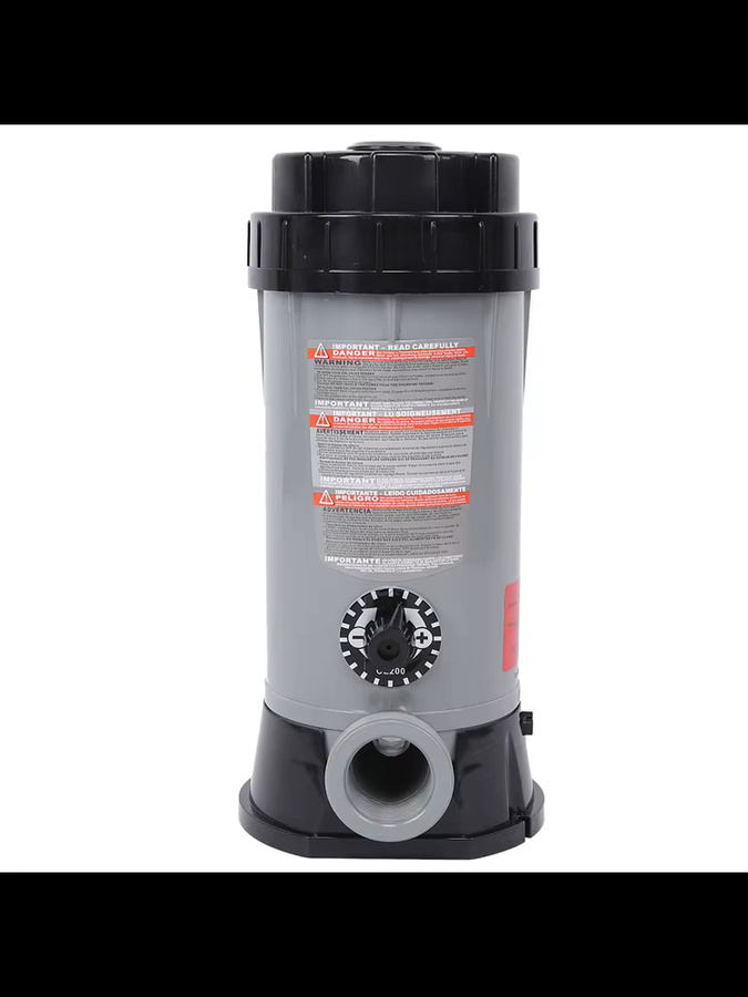 CL-200 Automatischer Chlorspender für die Schwimmbad-Desinfektion, grauer Chlorinator zur Dosierung von Chlor - Bild 4