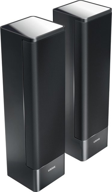 Loewe Ind. Sound Multiroom Speaker On Wall Lautsprecher Paar in Alu-Schwarz - Bild 1