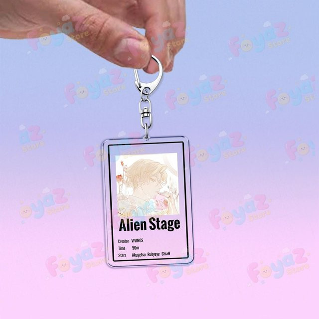 CHIC STUDIO Schlüsselanhänger Alien Stage ART, White, Unisex - Bild 1